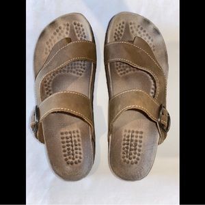Women’s Leather Upper Sandal Size 8